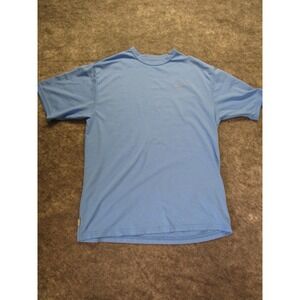 Nike Shirt Mens Medium‎ blue  crew neck swoosh dri-fit see description